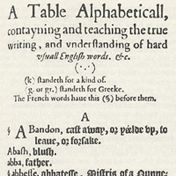 Organizing the English language